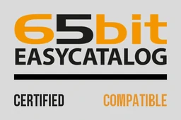 Badge 65bit : outils certifiés compatibles EasyCatalog