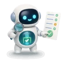 Mascot of the Validation tool — data checks