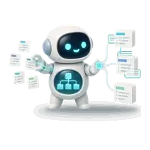 Mascot of the Grouped Views tool — hierarchical ordering